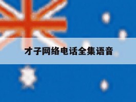 才子网络电话全集语音