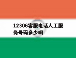 12306客服电话人工服务号码多少啊