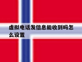 虚拟电话发信息能收到吗怎么设置