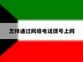 怎样通过网络电话拨号上网