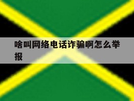 啥叫网络电话诈骗啊怎么举报