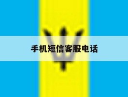 手机短信客服电话