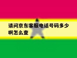 包含请问京东客服电话号码多少啊怎么查的词条